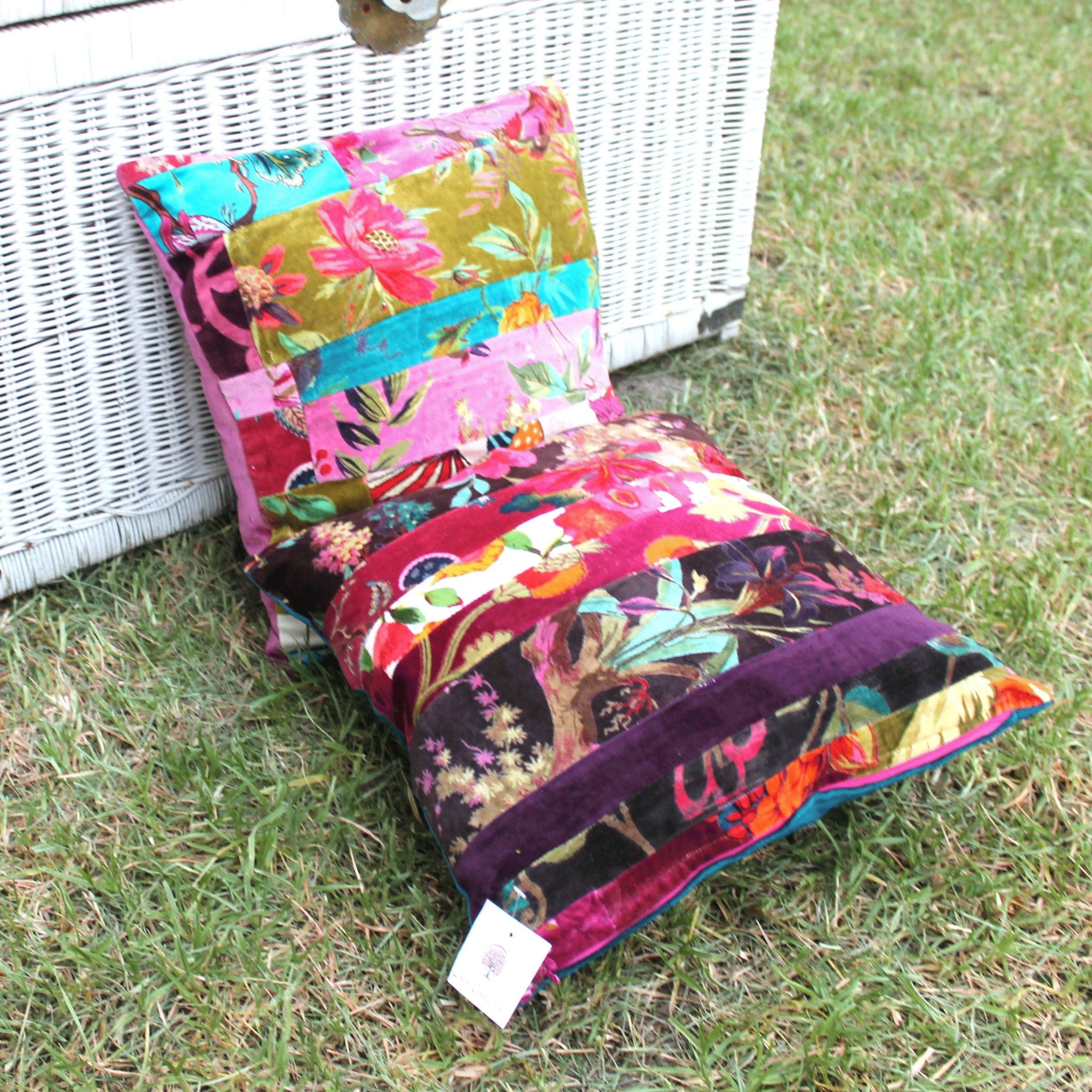 Linen Connections Luxury Velvet Cushion Covers - Colour Block