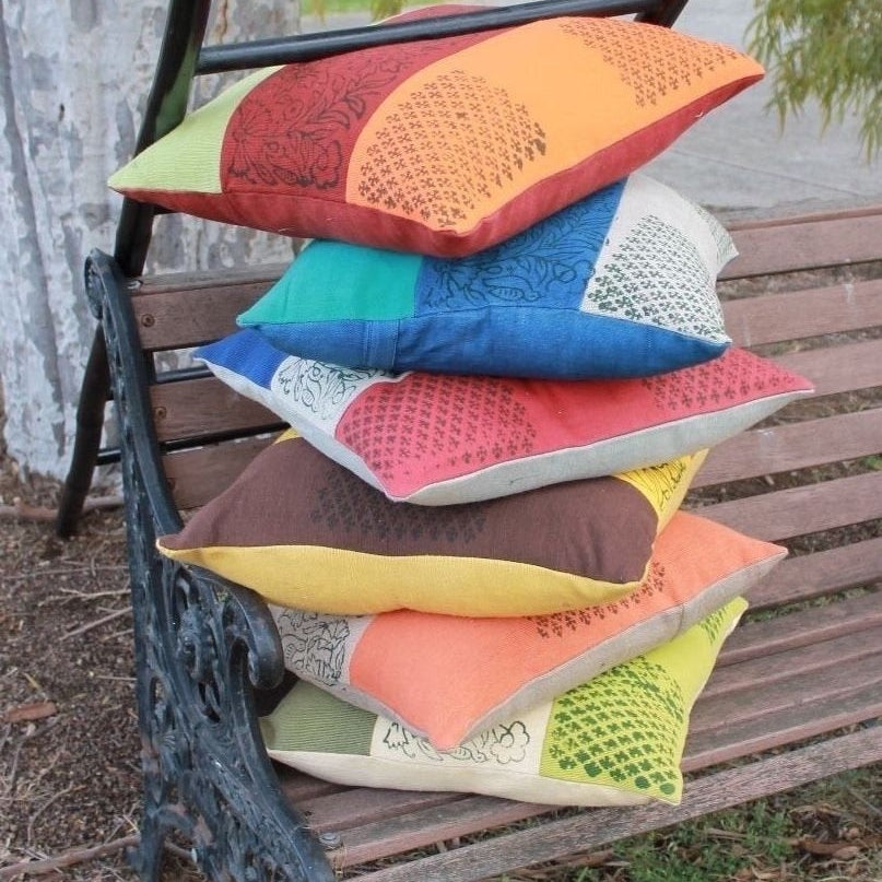 'Comfort Nook' 100% Cotton Linen Cushion Cover