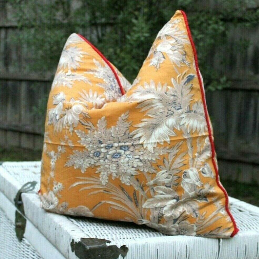 'Blossom Retreat' 100% Handmade Cotton Cushion Cover