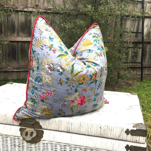 'Avian Escape' 100% Cotton Cushion Cover