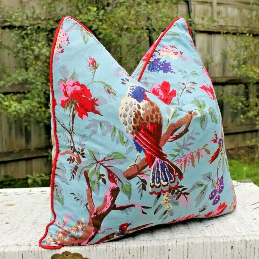 'Winged Bliss' 100% Cotton Cushion Cover