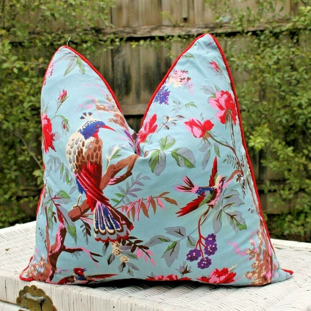 'Winged Bliss' 100% Cotton Cushion Cover