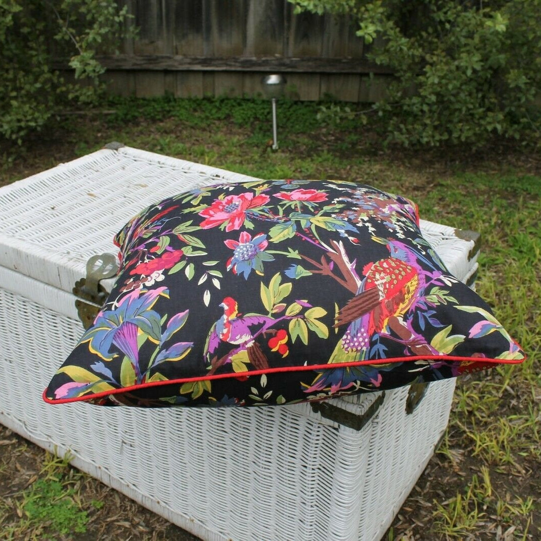 'Tropical Paradise' 100% Cotton Cushion Cover