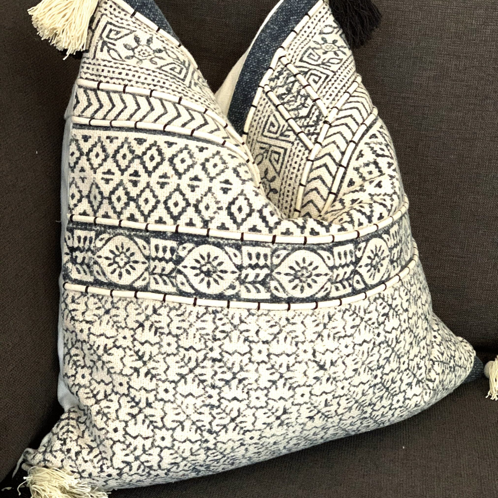 'Texture Treasures' 100% Cotton Berber Style Cushion Cover