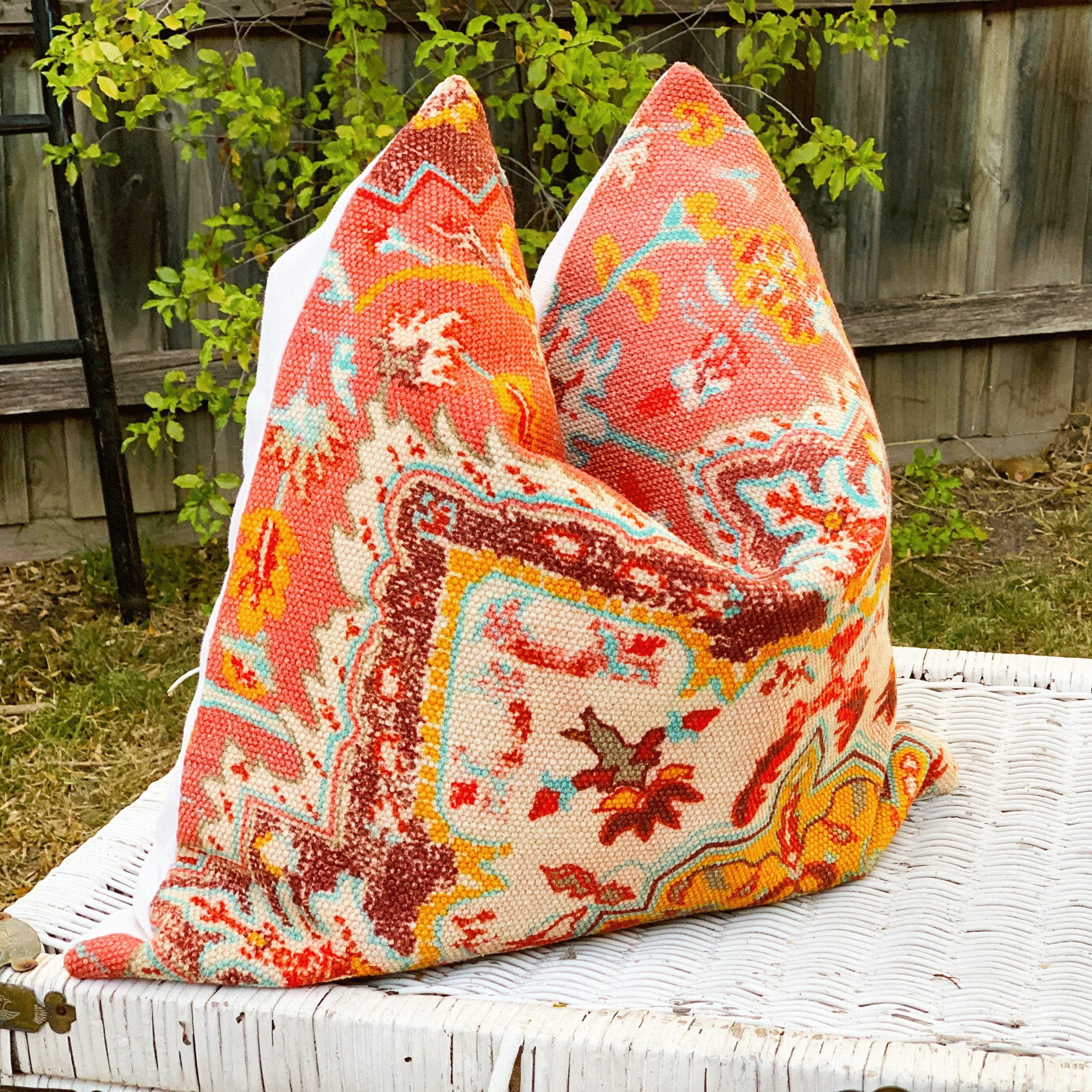 Linen Connections Moroccan Cushion Cover - Geometric Kilim