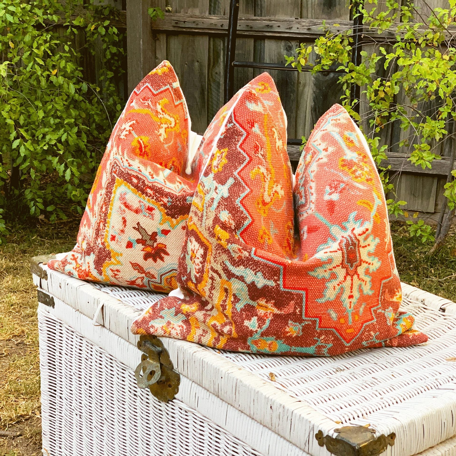 Linen Connections Moroccan Cushion Cover - Geometric Kilim
