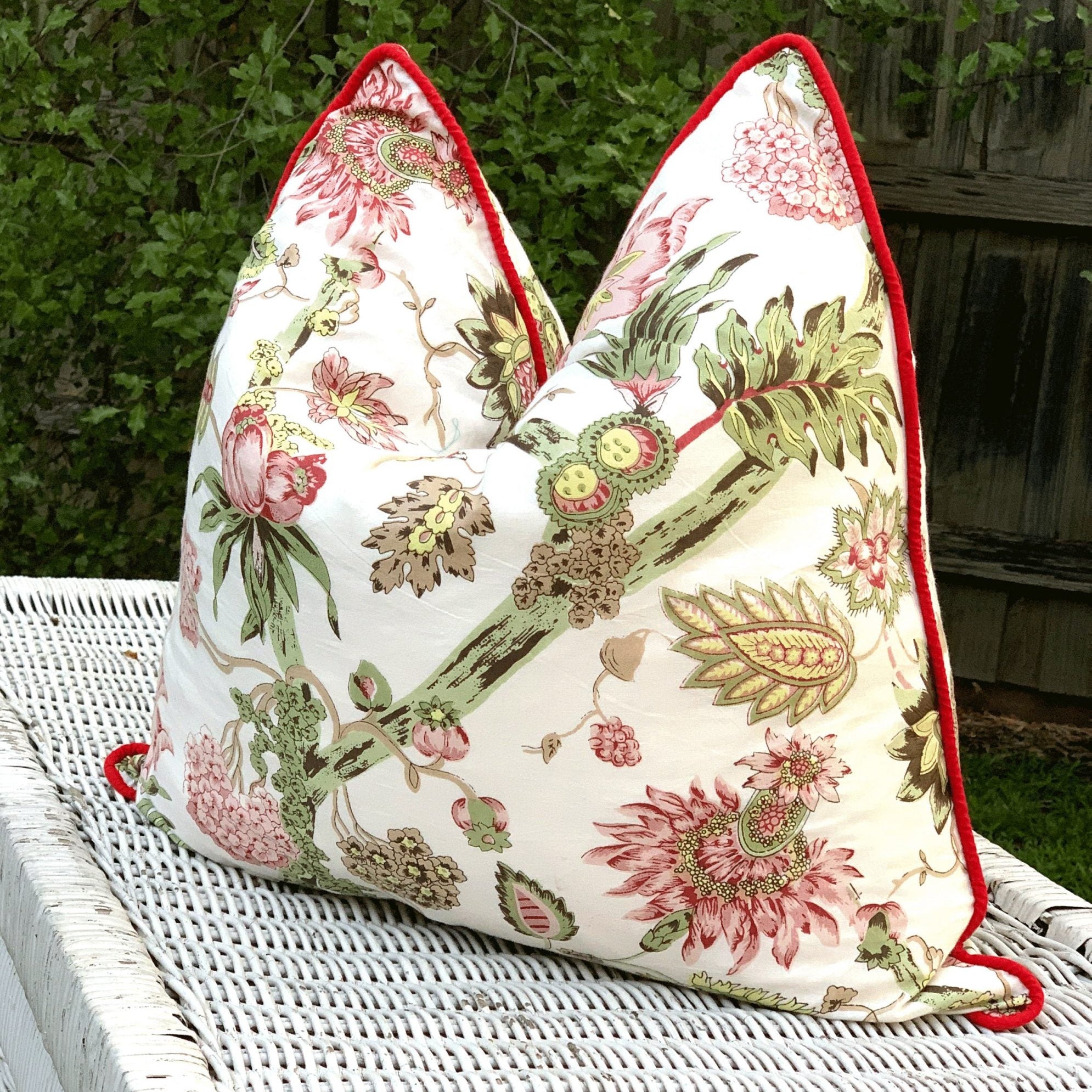 'Restful Refuge' 100% Handmade Cotton Cushion Cover