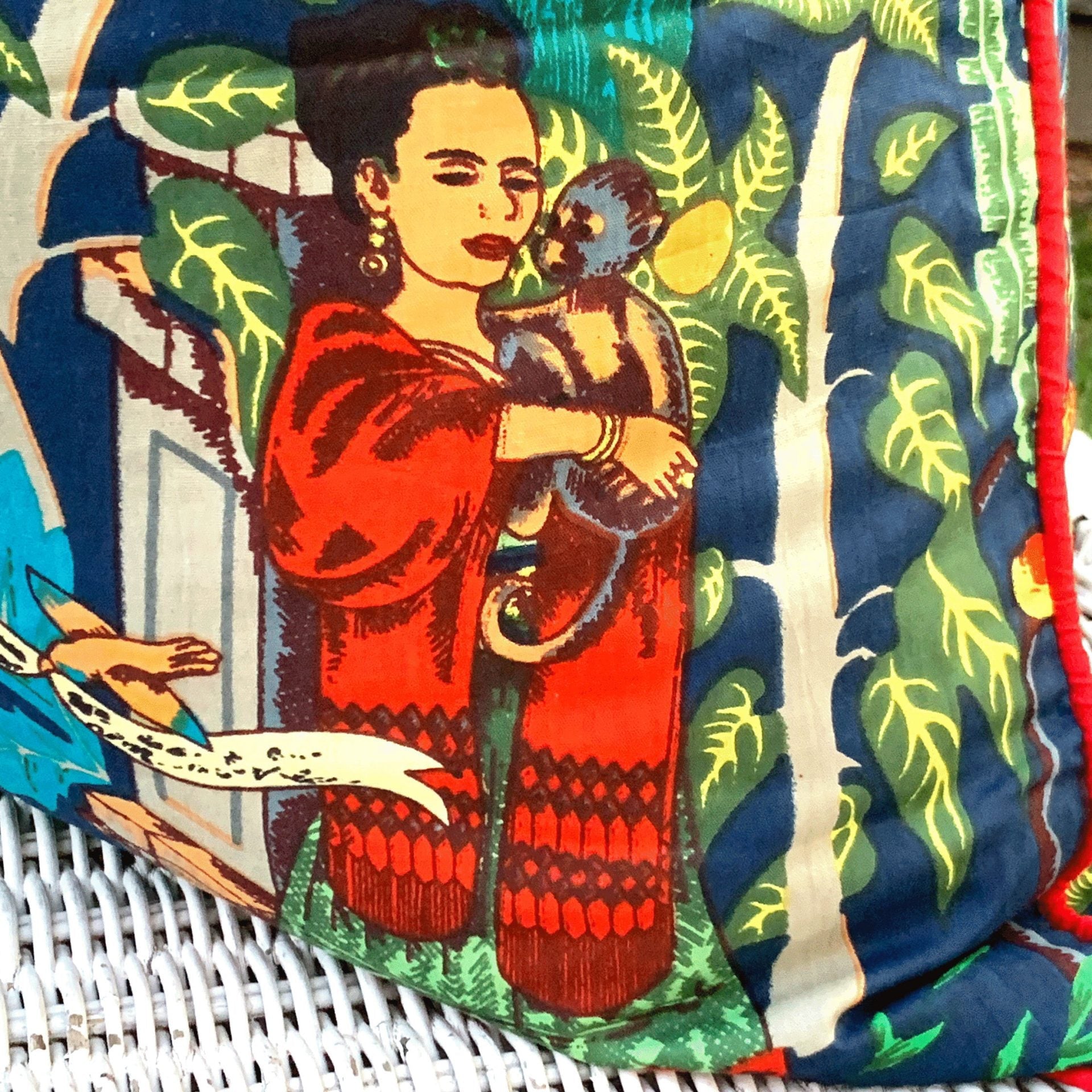 'Mystical Frida' 100% Cotton Cushion Cover