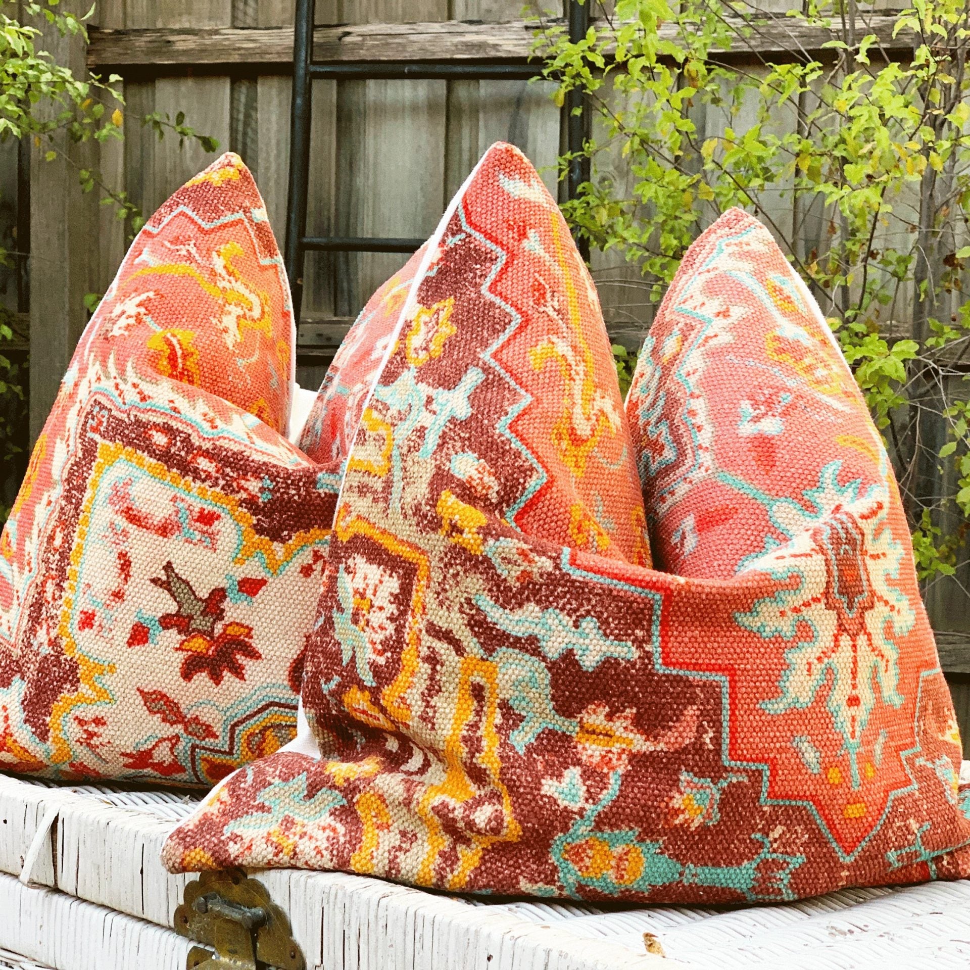 Linen Connections Moroccan Cushion Cover - Geometric Kilim