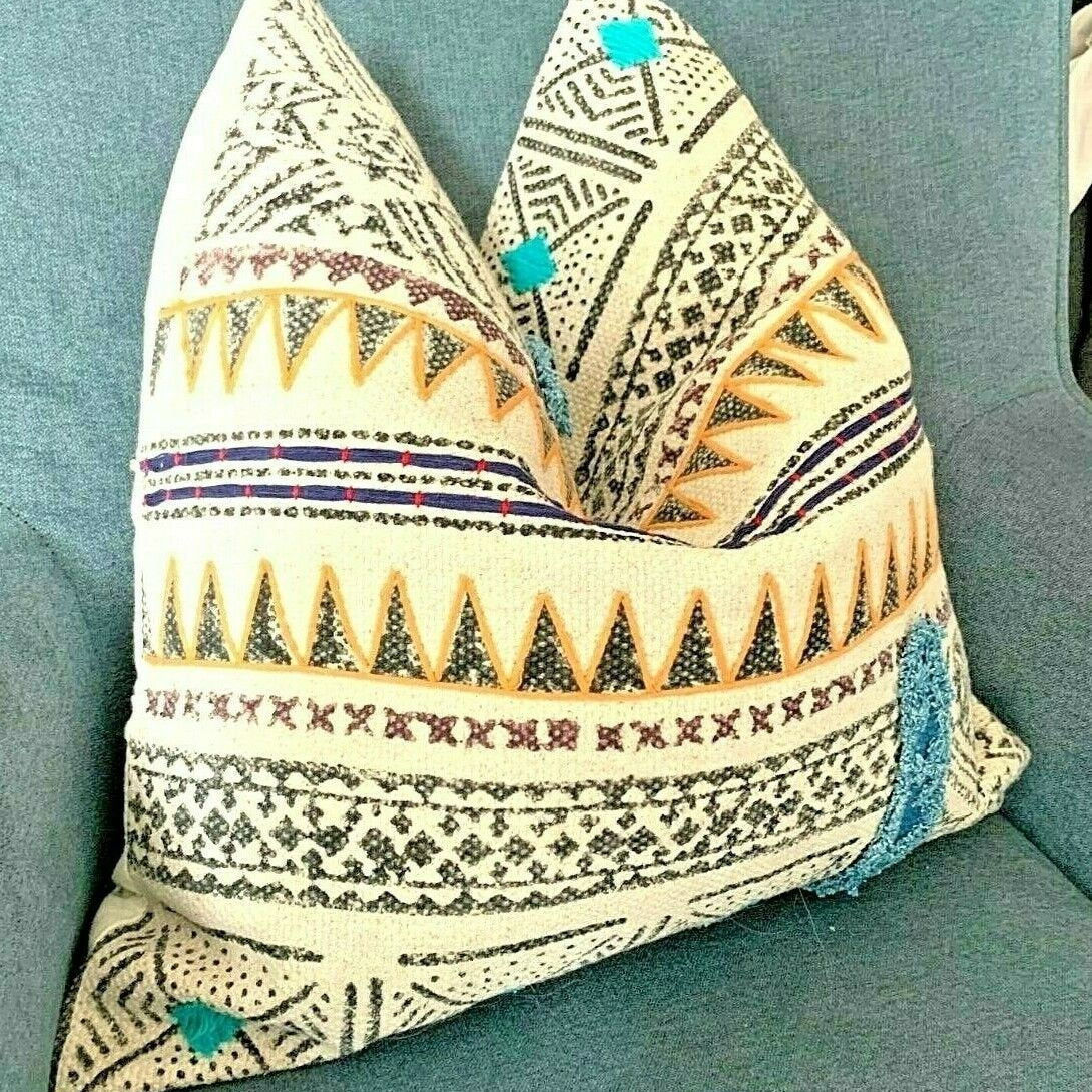 'Moroccan Retreat' 100% Cotton Berber Style Cushion Cover