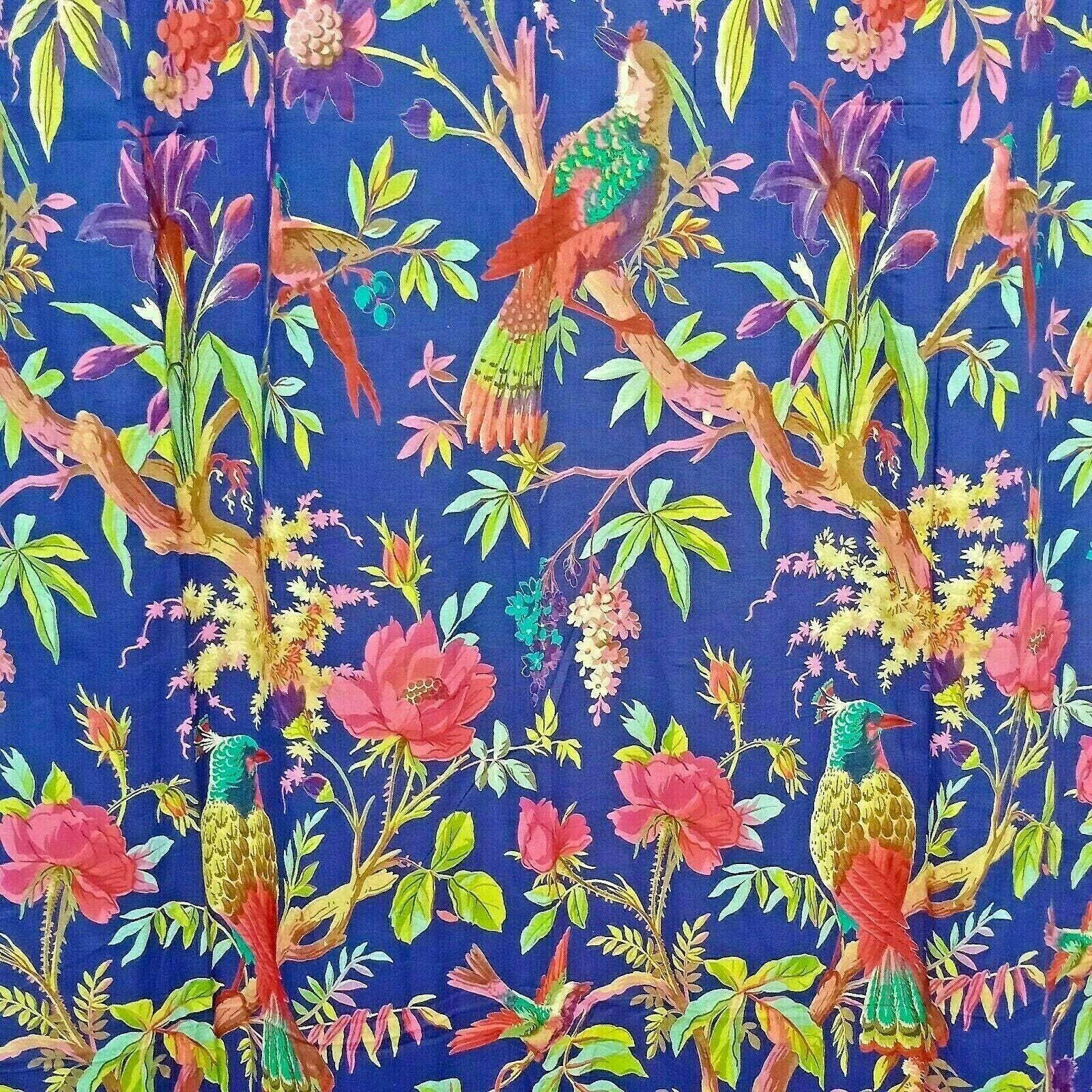 'Vibrant Kaleidoscope' 100% Cotton Boho Curtains