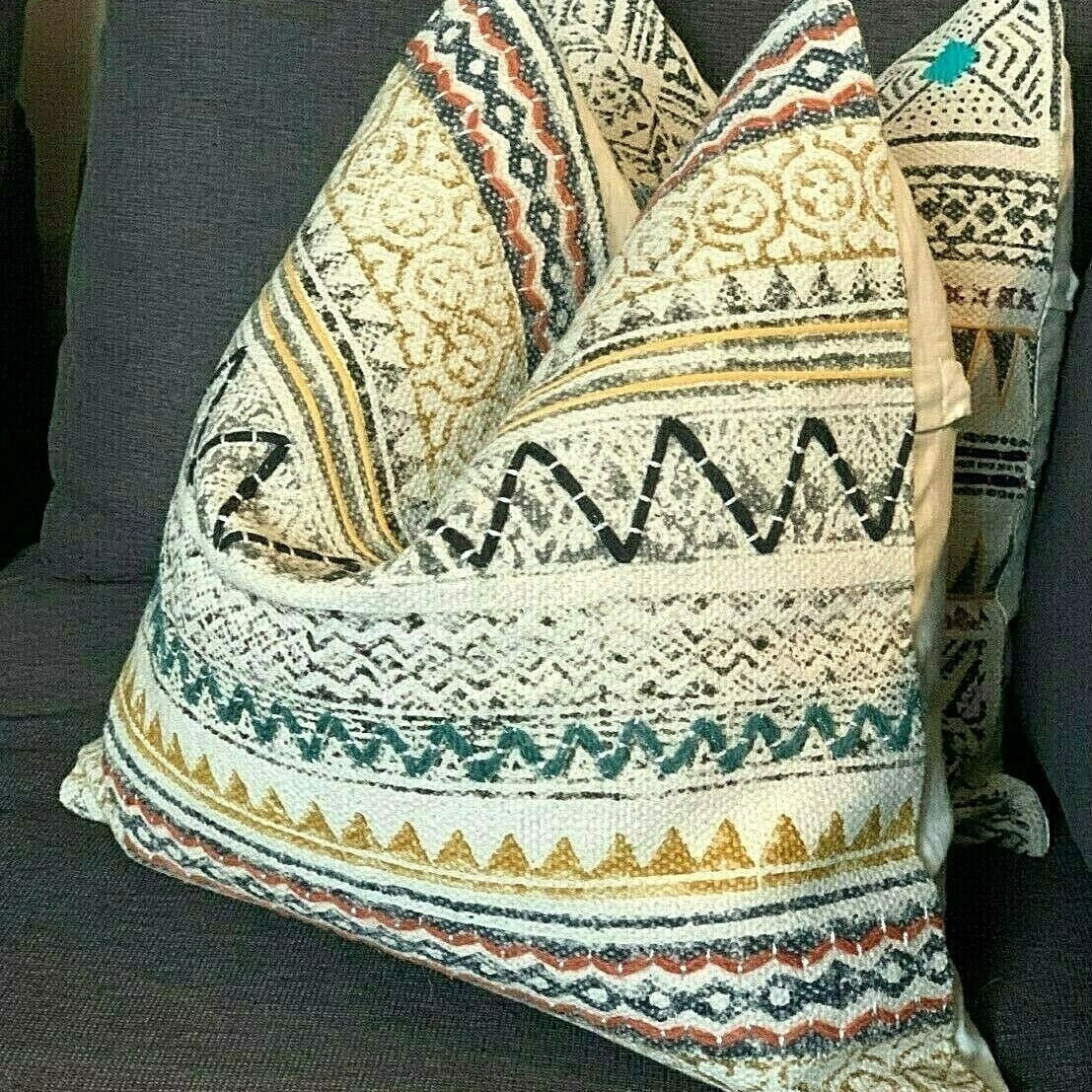 Moroccan Magic' 100% Cotton Berber Style Cushion Cover