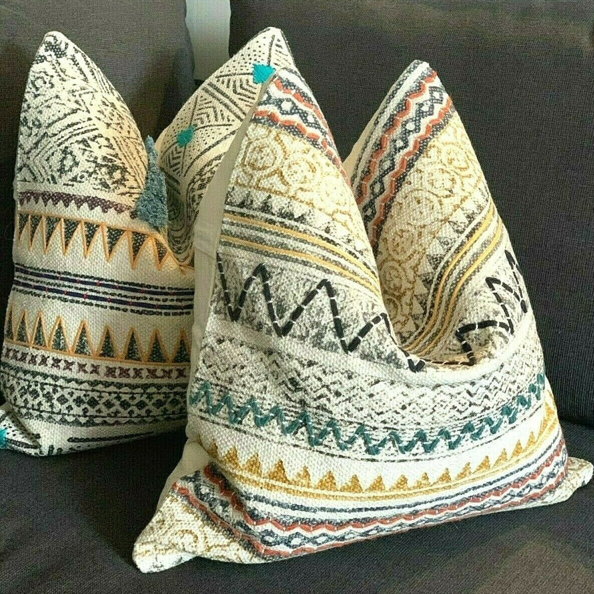 Moroccan Magic' 100% Cotton Berber Style Cushion Cover