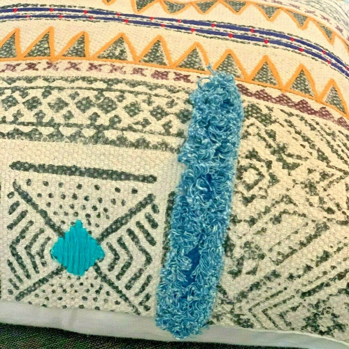 'Moroccan Retreat' 100% Cotton Berber Style Cushion Cover
