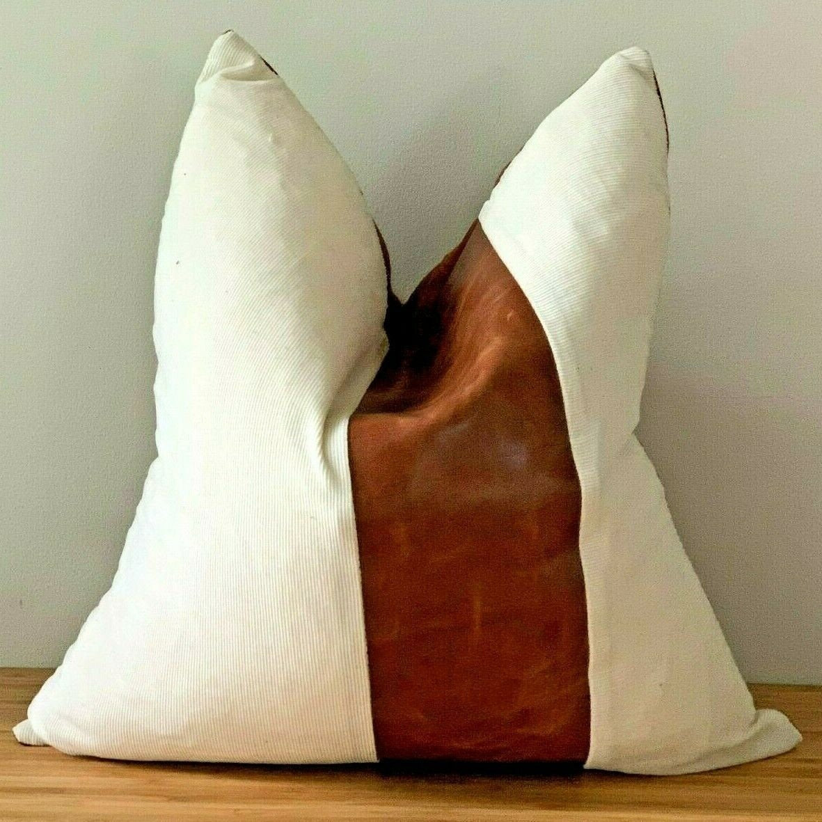 Melbourne Leather Co Genuine Leather Cushion Cover Pillow Cover Leather Pillow Leather Cushion Vintage Leather Tan Pillow Cover