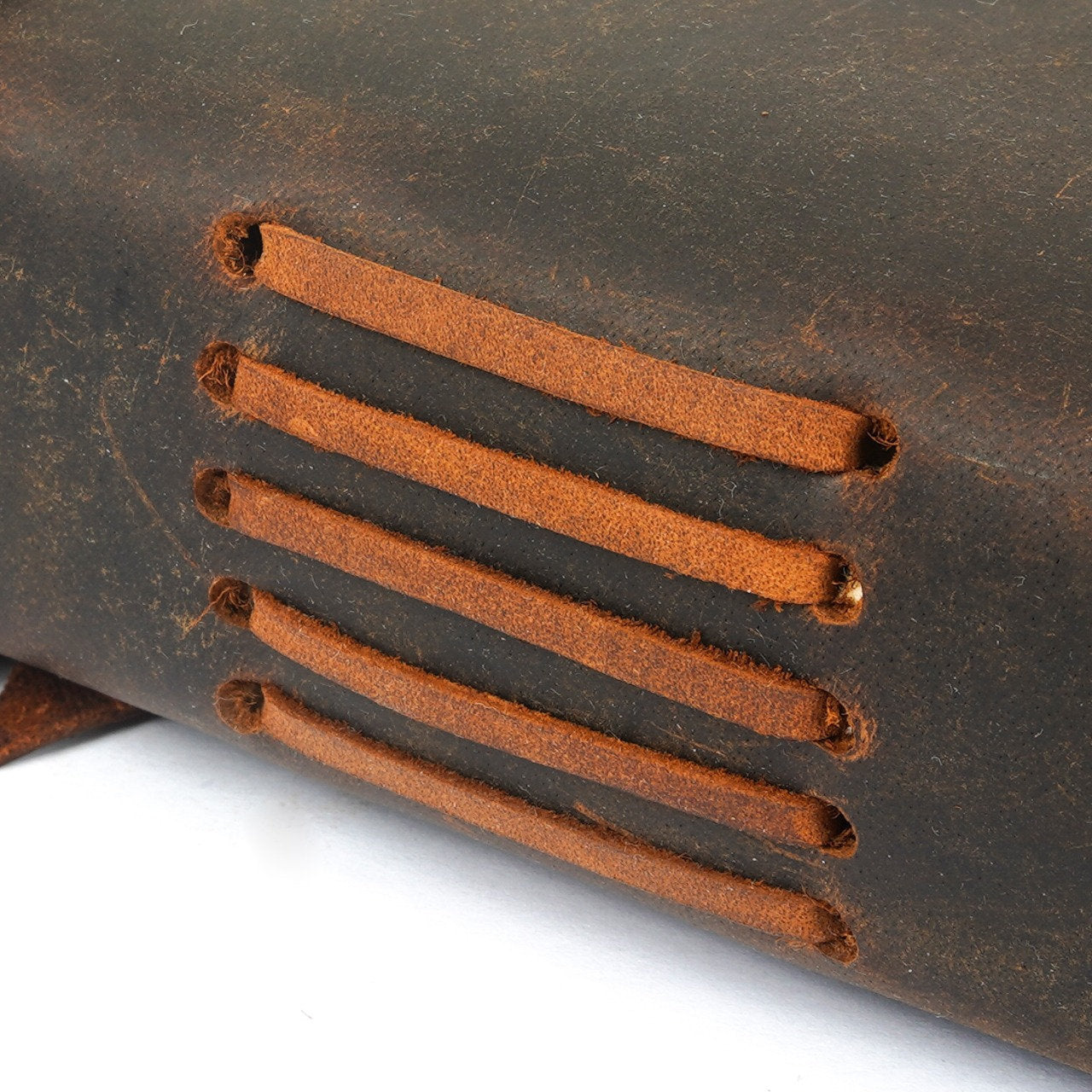 Antique Traveller's Vintage Leather Journal Book - A4 size